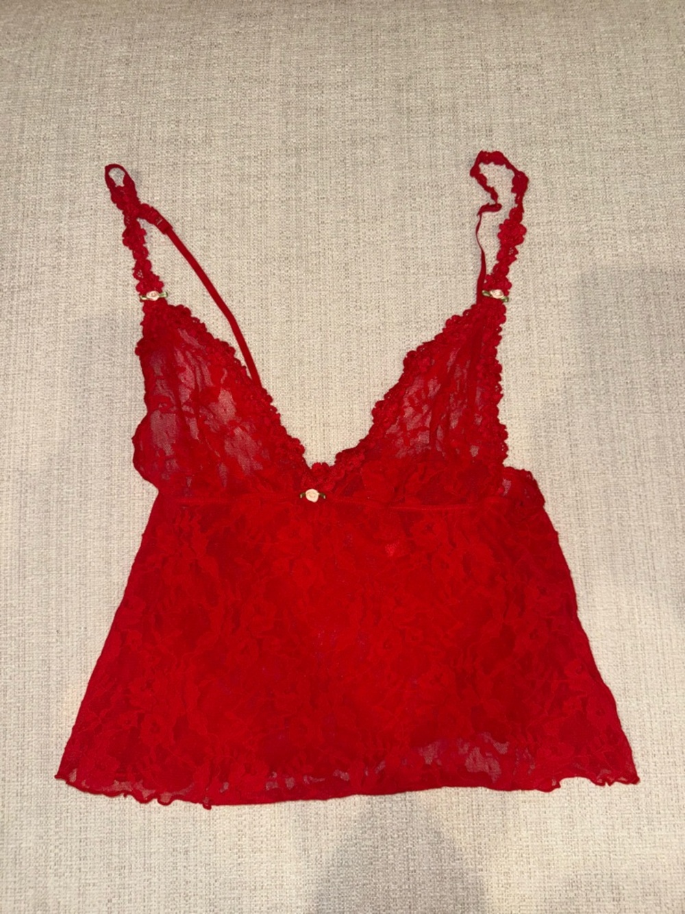 SKIMS Stretch Lace Triangle Cami